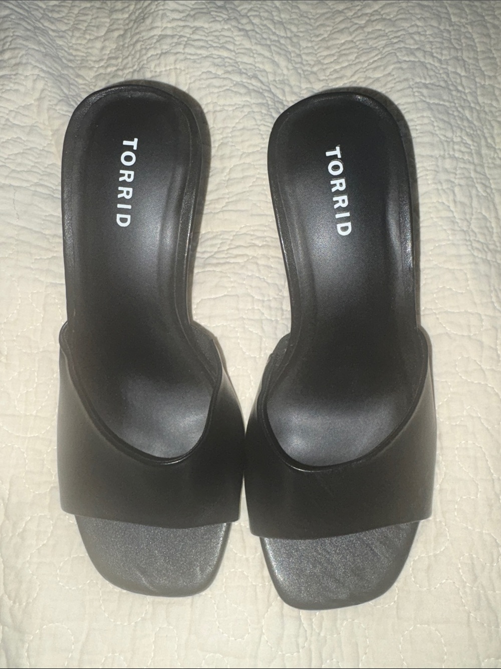 torrid Black Single-Band Slide Mules